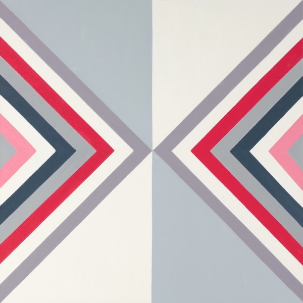 Jane Goodwin - Double Bind: 80x80cm oil on canvas