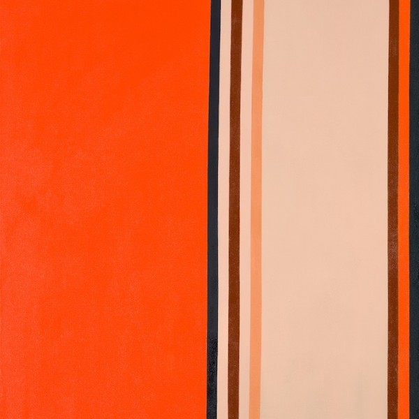 Jane Goodwin - Chilled Orange: 90x80cm oil on canvas