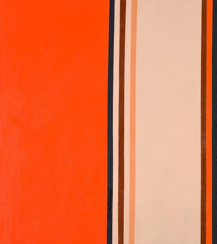 Jane Goodwin - Chilled Orange: 90x80cm oil on canvas